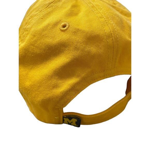 Michigan U of M College Baseball Hat OSFM Adjustable Maize Blue NEW License Cap - Picture 11 of 11